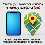 Как узнать где находится человек по номеру телефона Tele2: полное руководство по услуге Геопоиск в 2025 году